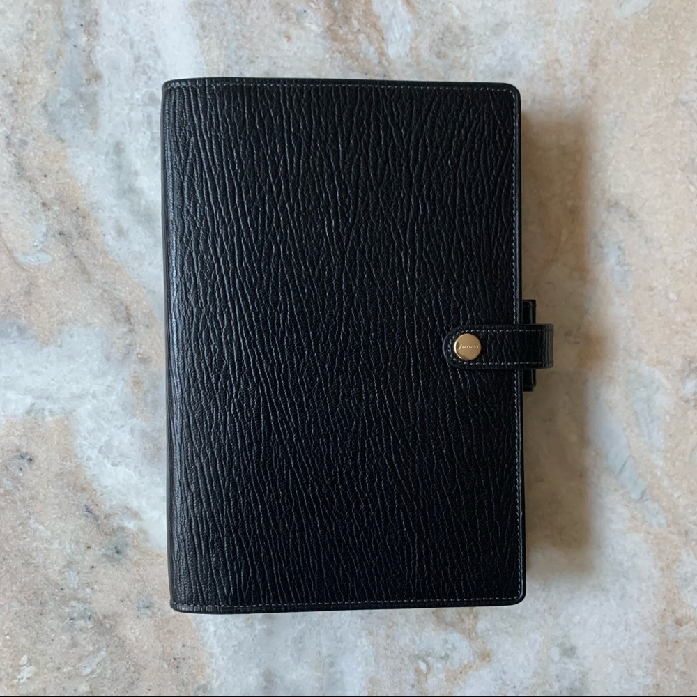 Filofax Chester Personal Organizer - Black
